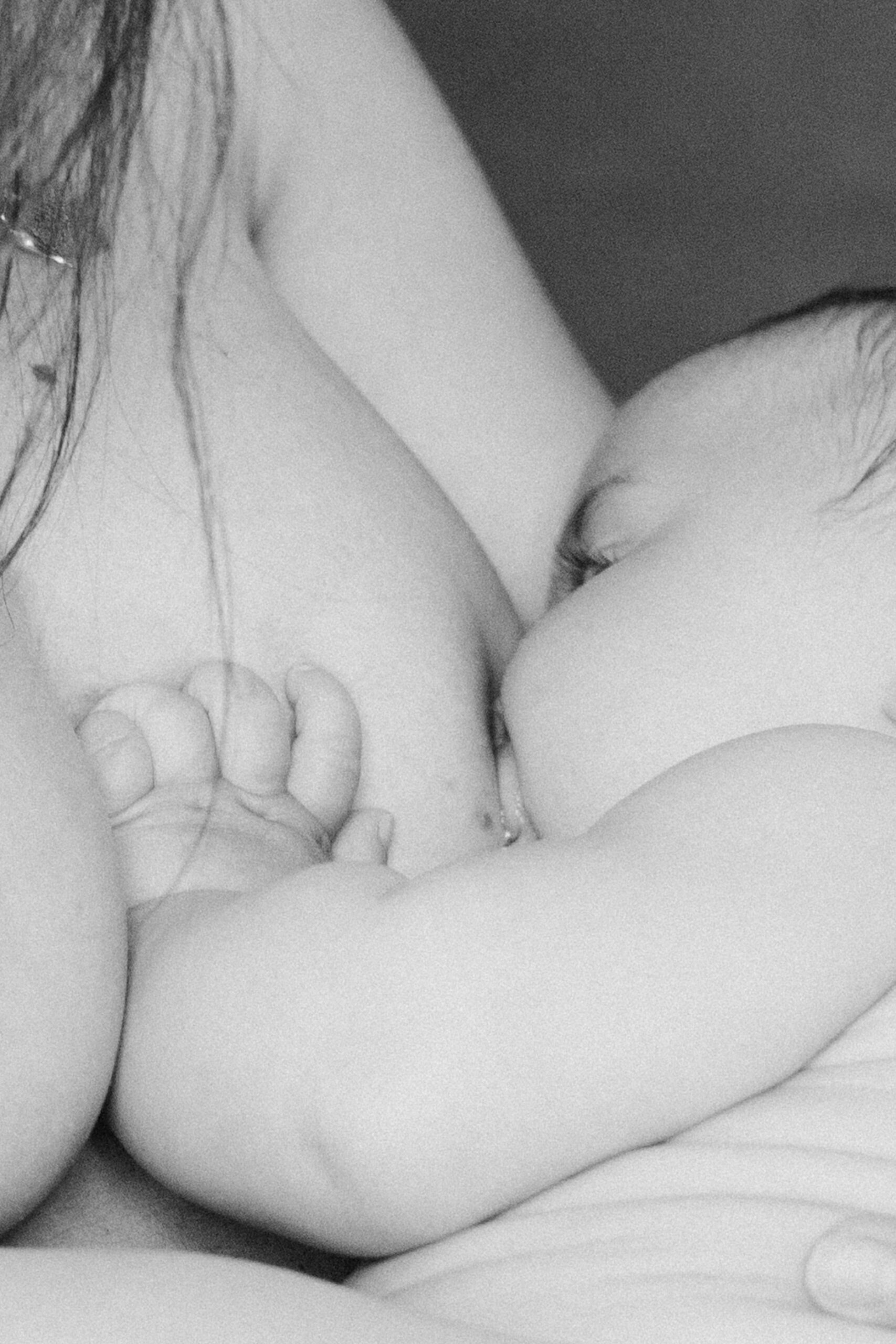 d&eacute;tail d'un allaitement vintage